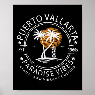 Puerto Vallarta Strand Mexico Vakantie Tropische Z Poster