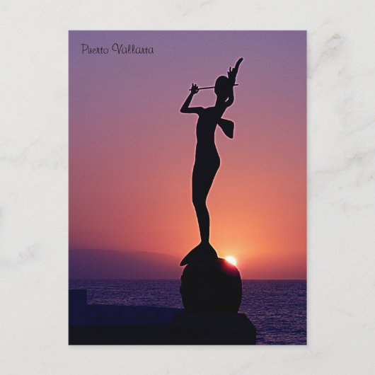 Puerto Vallarta Sunset Briefkaart (Voorkant)