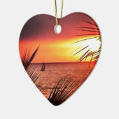 Puerto Vallarta Sunset Keramisch Ornament (Links)