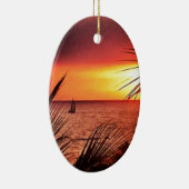 Puerto Vallarta Sunset Keramisch Ornament (Rechts)