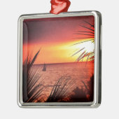Puerto Vallarta Sunset Metalen Ornament (Links)