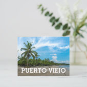 Puerto Viejo Beach Briefkaart (Staand voorkant)