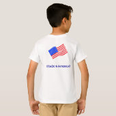 PuertoRico_flag, Cuba_flag, Puerto Rican en Cu... T-shirt (Achterkant volledig)