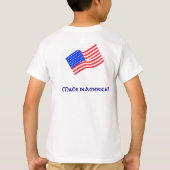 PuertoRico_flag, Cuba_flag, Puerto Rican en Cu... T-shirt (Achterkant)