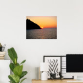 Puesta de sol Donostia - San Sebastián - M1 Poster (Thuiskantoor)