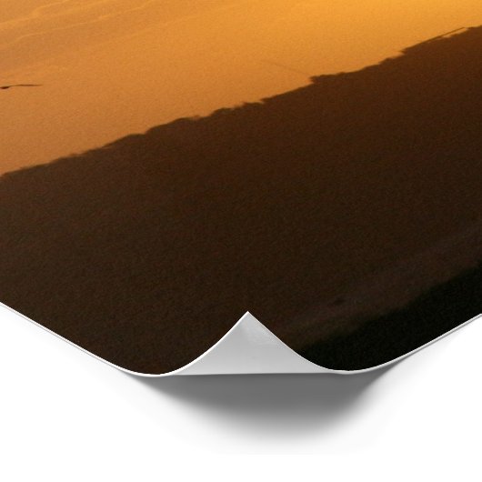 Puesta de Sol en Santander Poster (Hoek)