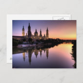 Puesta de sol sobre el Ebro Briefkaart (Voorkant / Achterkant)