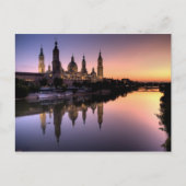Puesta de sol sobre el Ebro Briefkaart (Voorkant)