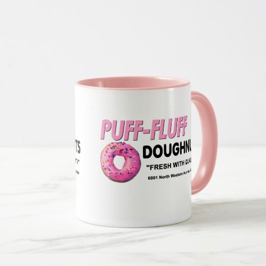 Puff — Fluff Donuts, Chicago Mok (Voorkant rechts)