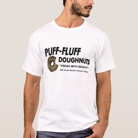 Puff — Fluff Donuts, Chicago T-shirt (Voorkant)