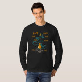 Puff Keep Puffing Puff Pass Long Pipe Tube Hookah T-shirt (Voorkant volledig)