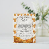 Puff Pastry Recept Briefkaart (Staand voorkant)