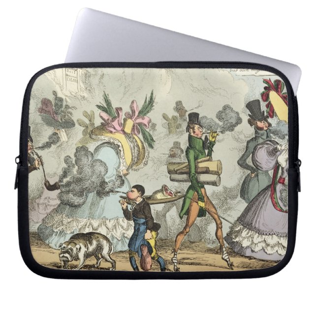 Puff, Puff, Het is een tijdperk van Puffing, Puff, Laptop Sleeve (Voorkant)