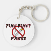Puff Puff Pass Sleutelhanger (Achterkant)