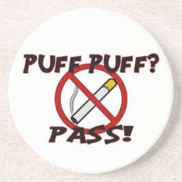 Puff Puff Pass Zandsteen Onderzetter