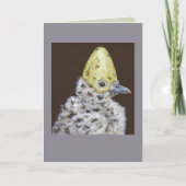 Puff the baby seagull card kaart (Voorkant)
