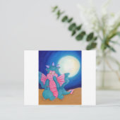 Puff the Magic Dragon Briefkaart (Staand voorkant)