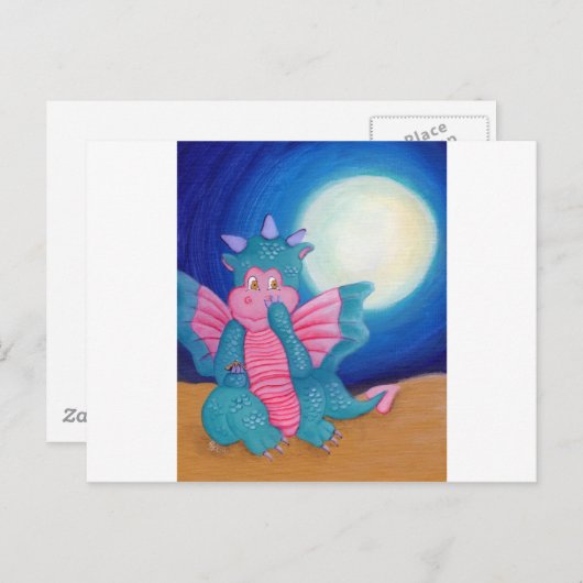 Puff the Magic Dragon Briefkaart (Voorkant / Achterkant)