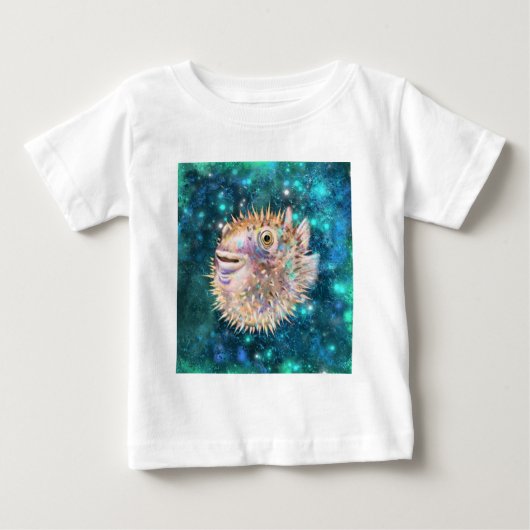 Puffer Fish Baby T-Shirt (Voorkant)