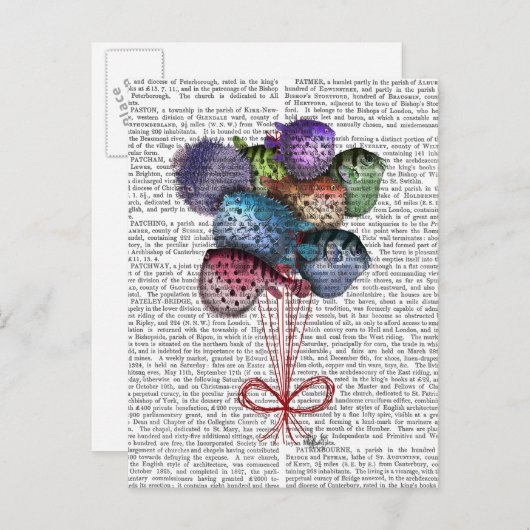 Puffer Fish-ballonnen Briefkaart (Voorkant / Achterkant)