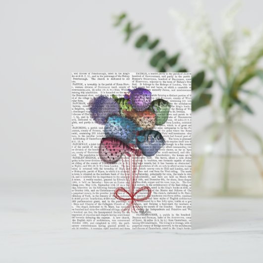 Puffer Fish-ballonnen Briefkaart (Staand voorkant)