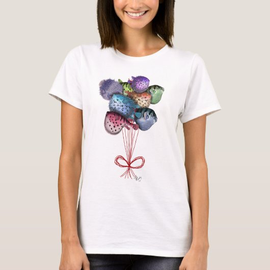 Puffer Fish-ballonnen T-shirt (Voorkant)
