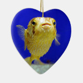 Puffer Fish Keramisch Ornament (Rechts)