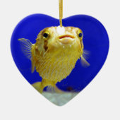 Puffer Fish Keramisch Ornament (Voorkant)
