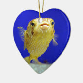 Puffer Fish Keramisch Ornament (Links)