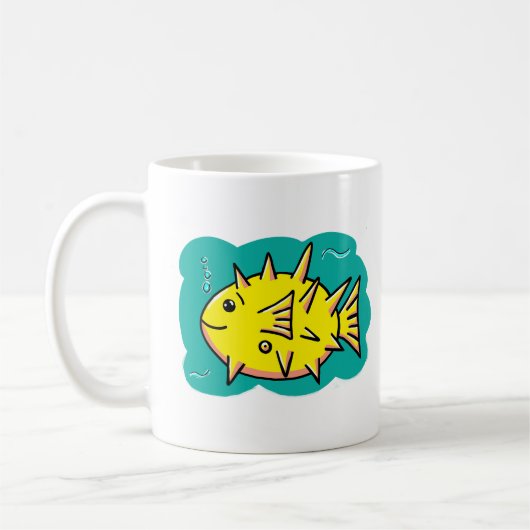 Puffer Fish Koffiemok (Links)