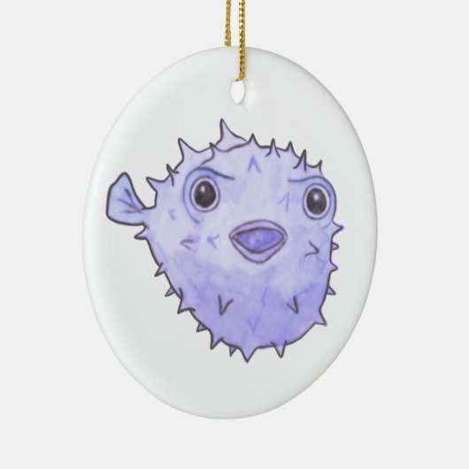 Puffer Fish Ornament (Rechts)