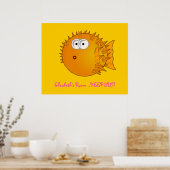 Puffer Fish - Poster voor slaapkamer (Keuken)