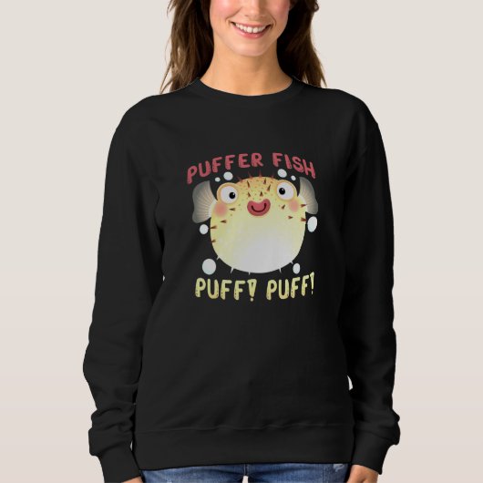 Puffer Fish Puff Blowfish Keeper Trui (Voorkant)