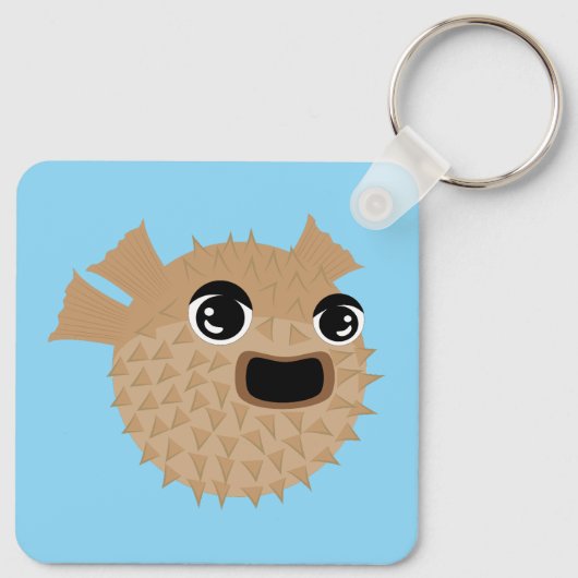 Puffer Fish Sleutelhanger (Achterkant)
