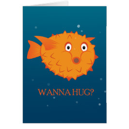 Puffer fish wil knuffelen