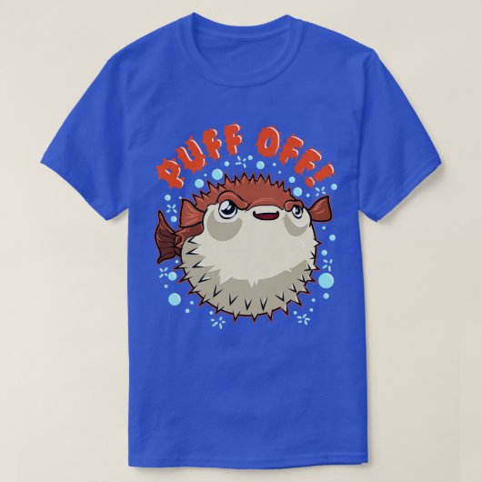 Puffer-Puffer-vis T-shirt (Design voorkant)
