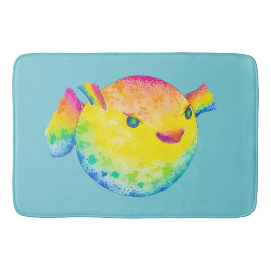 Puffer-vis Badmat (Voorkant)