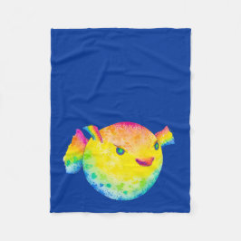 Puffer-vis Fleece Deken