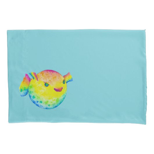 Puffer-vis Kussensloop (Voorkant)