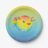 Puffer-vis Papieren Bordje (Voorkant)