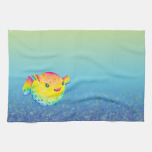 Puffer-vis Theedoek
