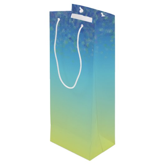 Puffer-vis Wijn Cadeautas (Achterkant Gekanteld)