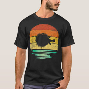 Puffer Zee Fish Retro Sunset Puffer T-shirt
