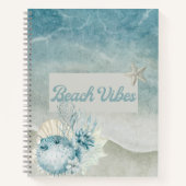 Pufferfish Beach Theme Spiral Notitieboek (Voorkant)