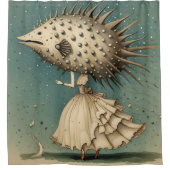Pufferfish couture douchegordijn (Voorkant)