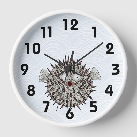 Pufferfish klok (Voorkant)