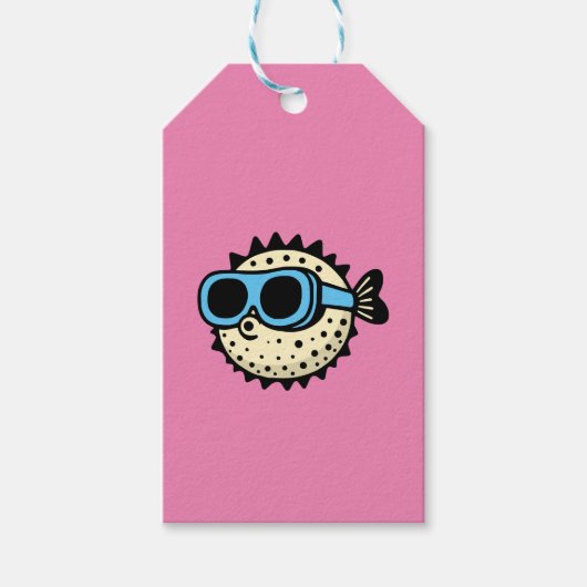 Puffervis Cadeaulabel (Voorkant)