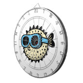 Puffervis Dartbord (Voorkant Rechts)