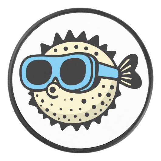 Puffervis Hockey Puck (Voorkant)