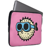 Puffervis Laptop Sleeve (Voorkant Rechts)